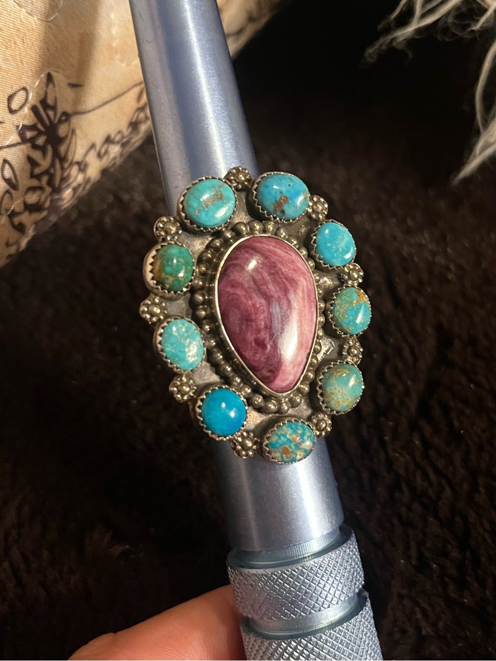 Native American turquoise ring